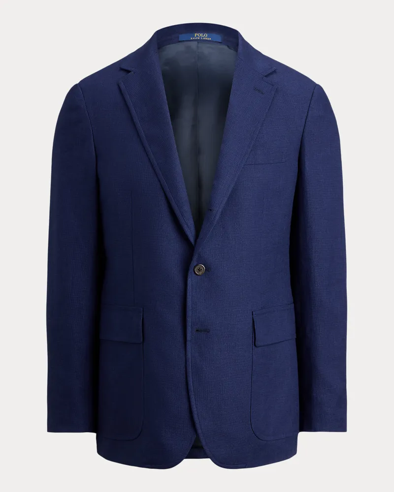 Ralph Lauren Modern-Fit Polo-Sakko mit feinem Muster Blue