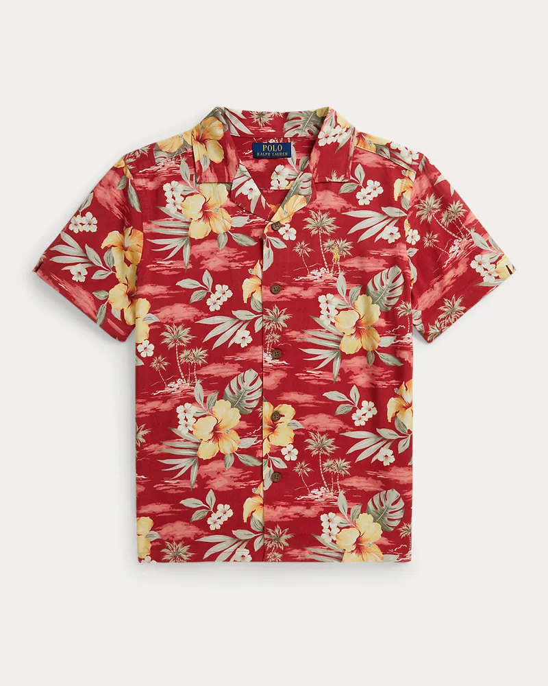 Ralph Lauren Kurzarmhemd mit tropischem Blumenmuster Multi