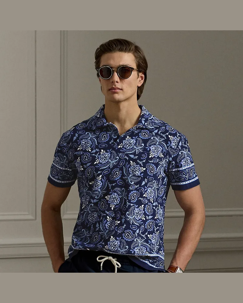 Ralph Lauren Paisley-Poloshirt Riviera aus Frottee Multi