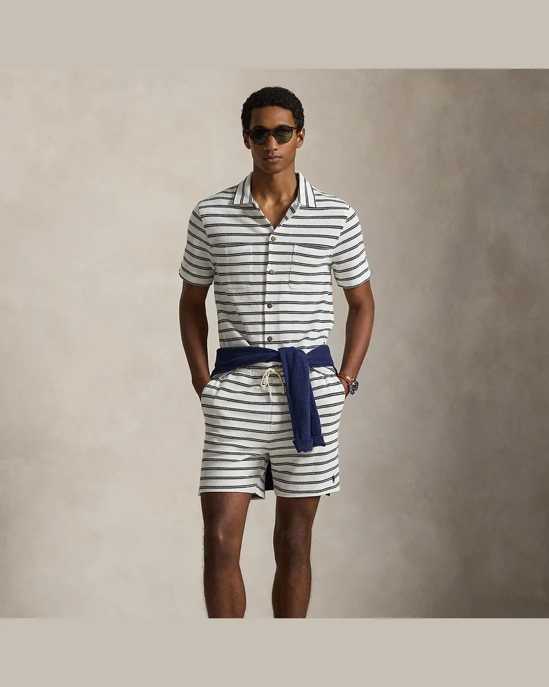 Ralph Lauren Shorts mit strukturiertem Streifenmuster Cream