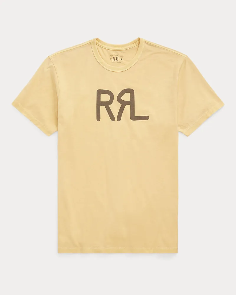 Ralph Lauren T-Shirt mit RRL-Ranchlogo Yellow