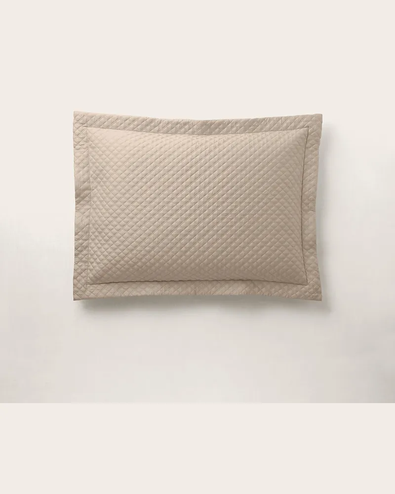 Ralph Lauren Home Dekokissenbezug mit Argyle-Muster Natural