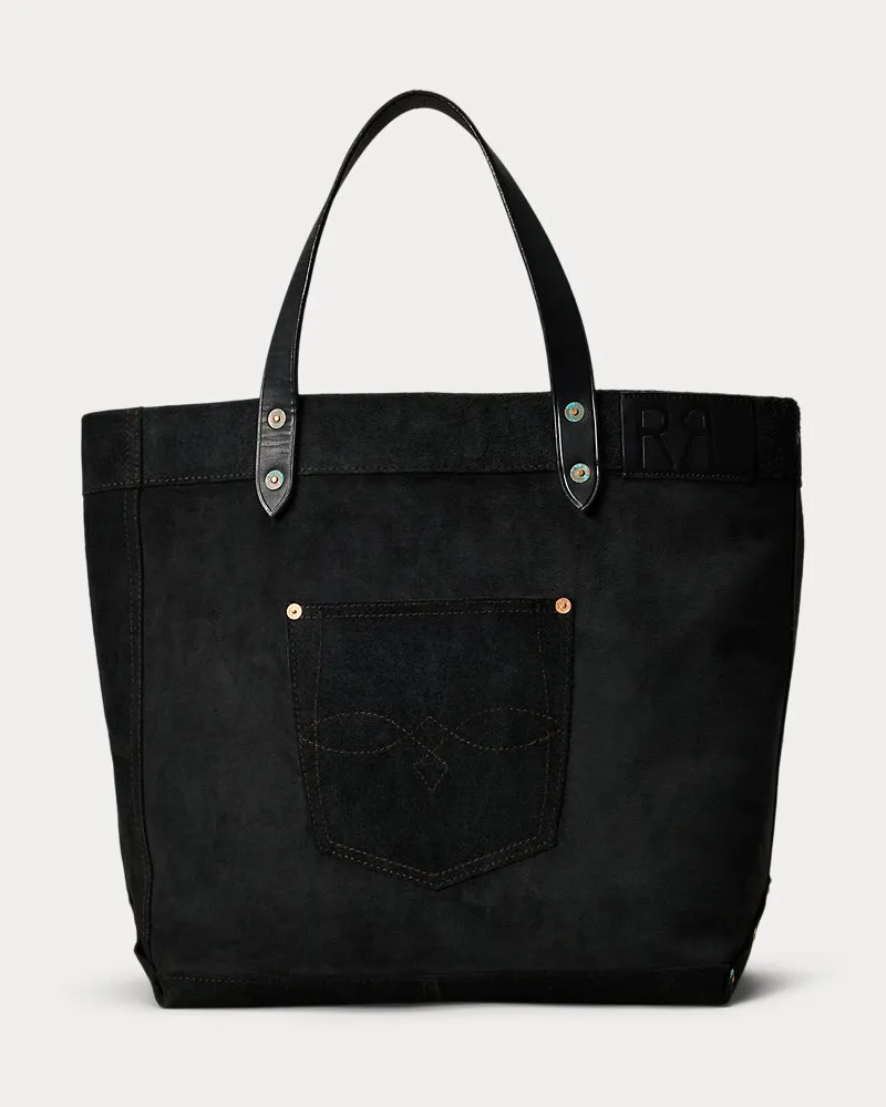 Ralph Lauren Ledertragetasche in limitierter Auflage White