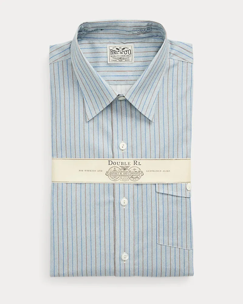 Ralph Lauren Slim-Fit Hemd mit Streifenmuster Blue