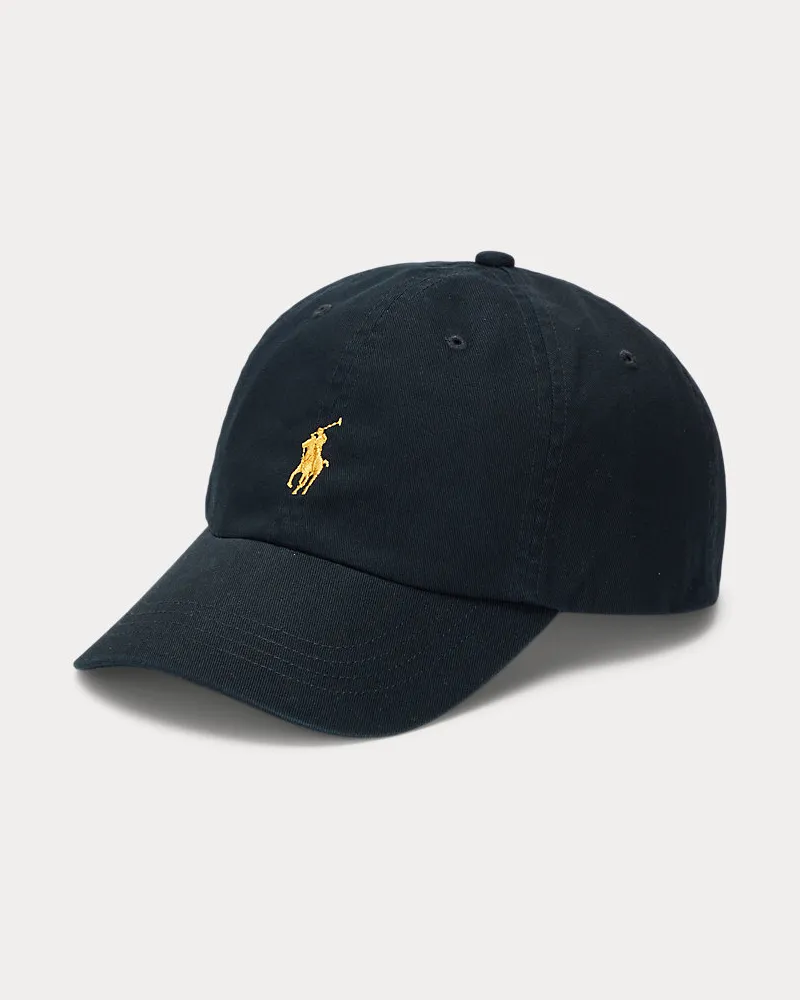 Ralph Lauren Baseballkappe aus Baumwolltwill Black
