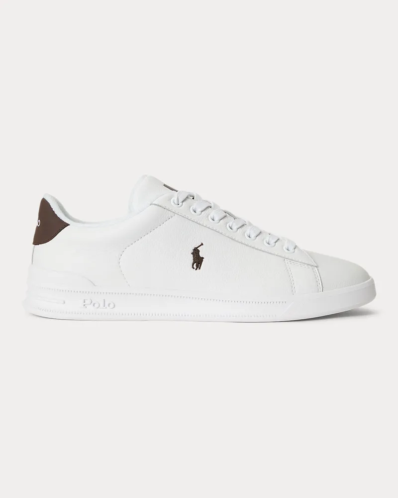 Ralph Lauren Leder-Sneaker Heritage Court II White