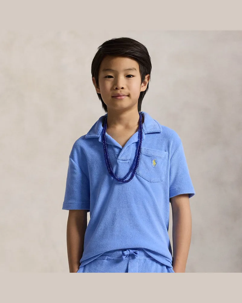 Ralph Lauren Poloshirt aus Terry Blue