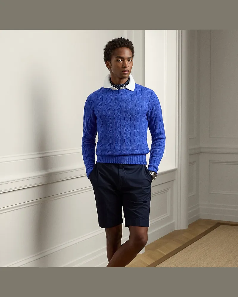Ralph Lauren Handgeschneiderte Slim-Fit Chinoshorts Blue