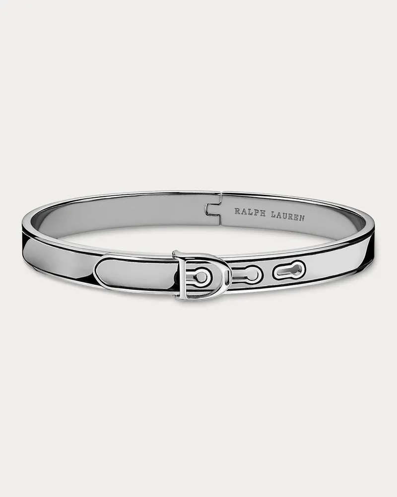 Ralph Lauren Schmaler Armreif Welington aus Messing Grey