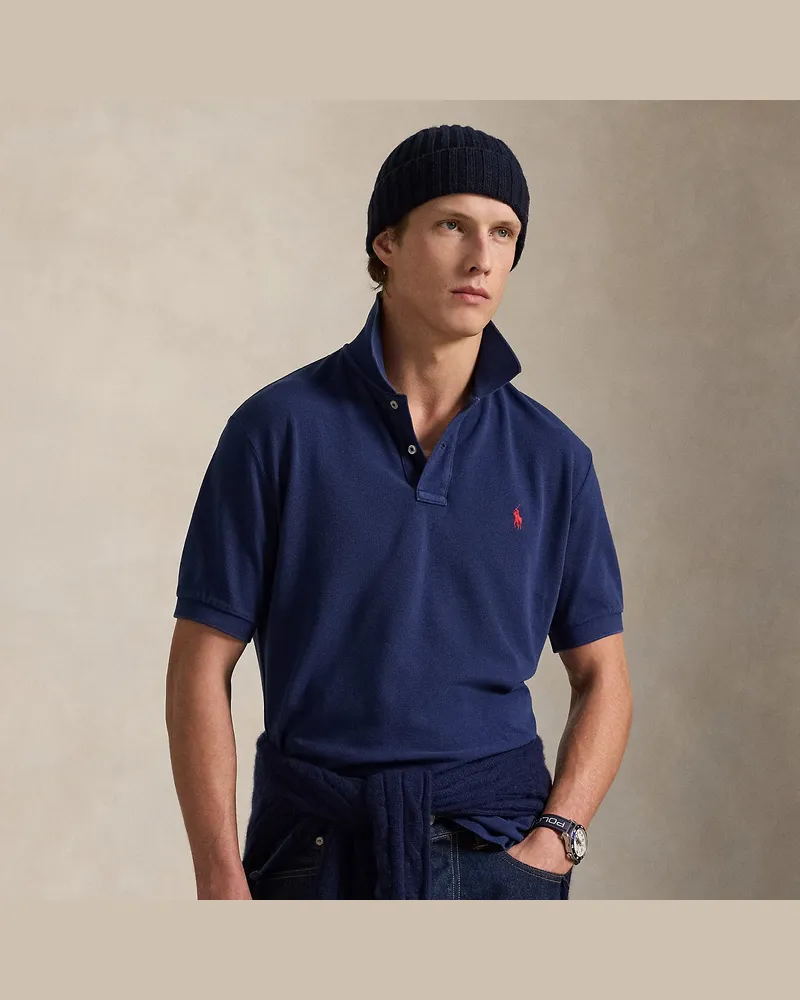 Ralph Lauren Original-Fit Piqué-Poloshirt Blue