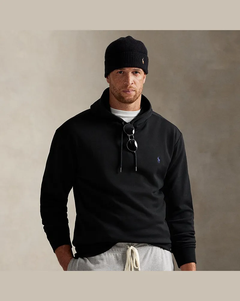Ralph Lauren Große Größen - Doppellagiger Kapuzenpullover Black