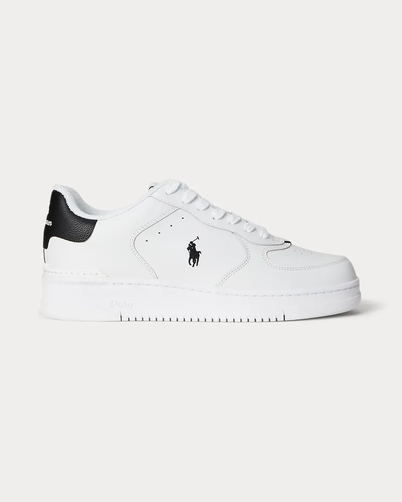 Ralph Lauren Leder-Sneaker Masters Court White