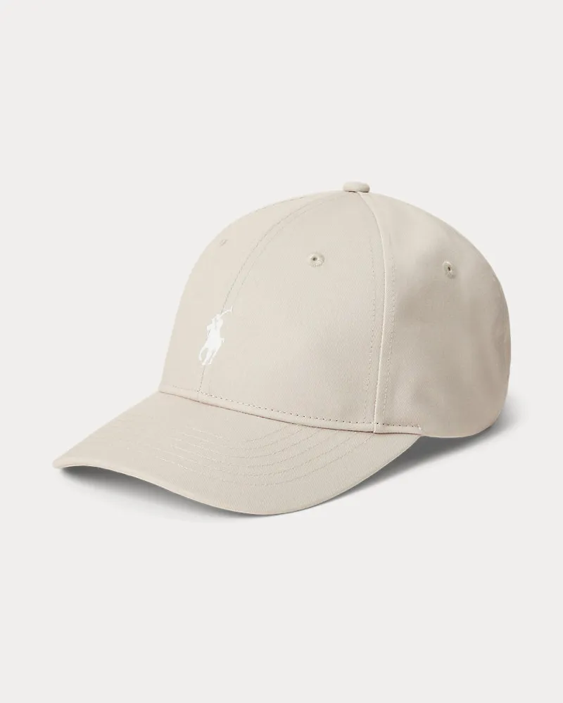 Ralph Lauren Twill-Sportkappe Cream