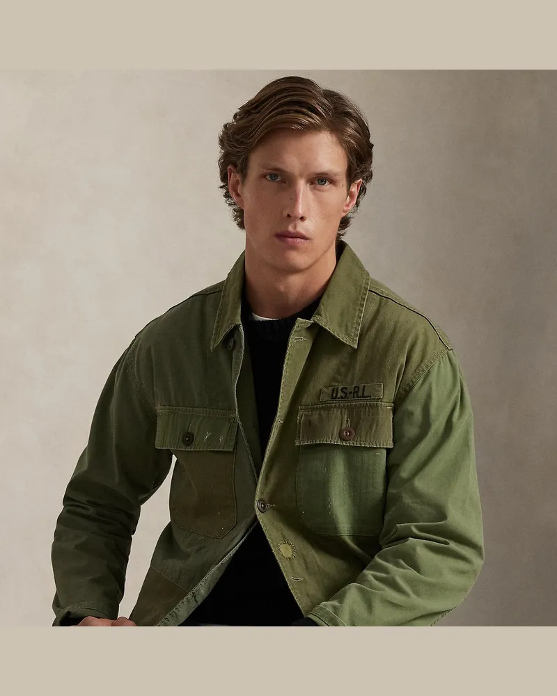 Ralph Lauren Patchwork-Feldjacke Green