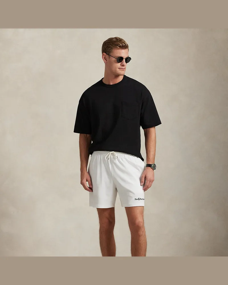 Ralph Lauren Klassische Badeshorts Traveler Cream