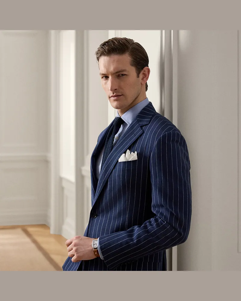 Ralph Lauren Handgeschneidertes Sakko Kent Blue