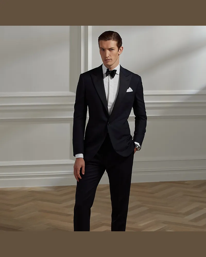 Ralph Lauren Handgeschneiderter Smoking Gregory Blue