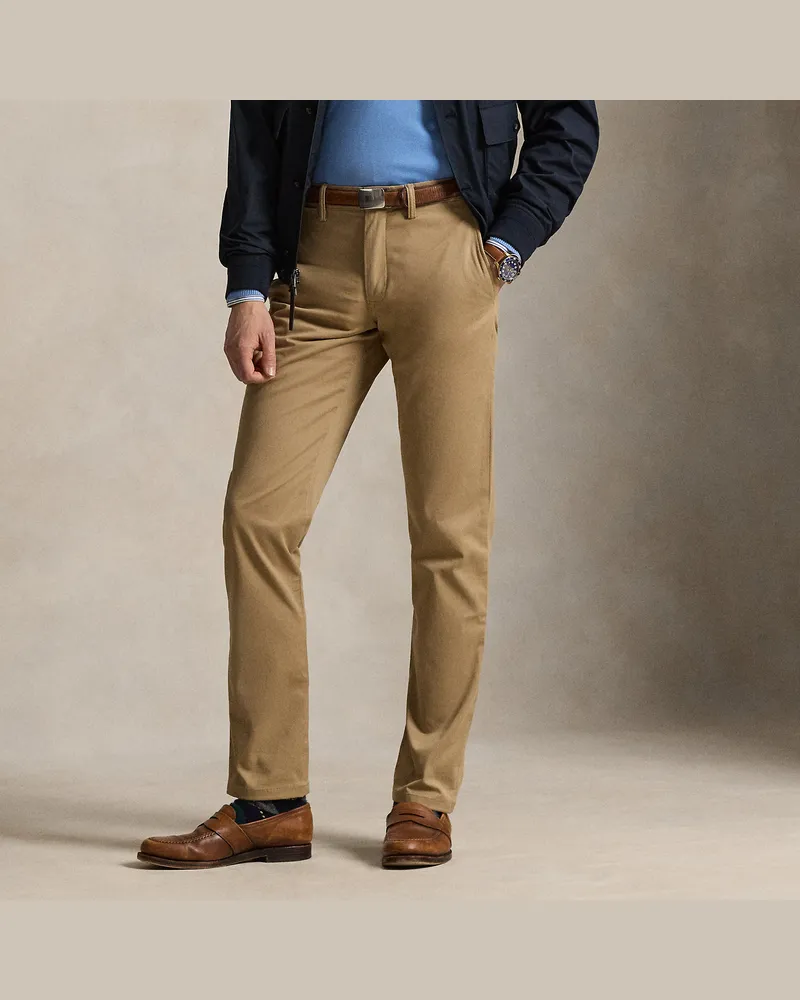 Ralph Lauren Stretch-Straight-Fit Chinohose Bedford Tan