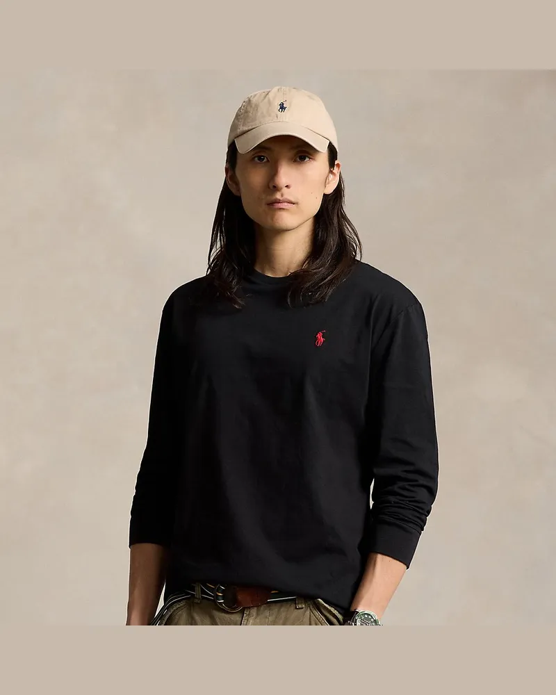 Ralph Lauren Langärmliges Classic-Fit Jersey-T-Shirt Black