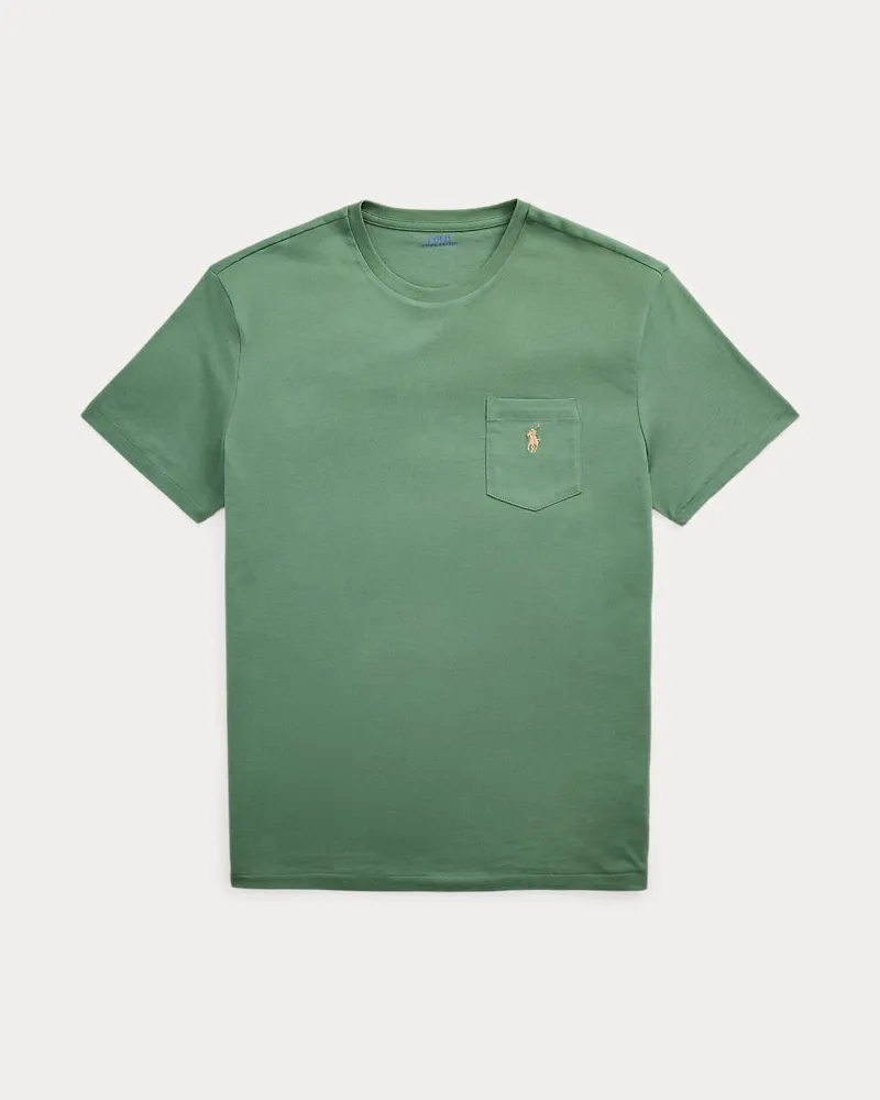 Ralph Lauren Classic-Fit Jersey-T-Shirt mit Tasche Green