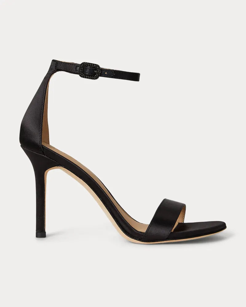 Ralph Lauren Sandale Allie mit verzierter Schnalle Black