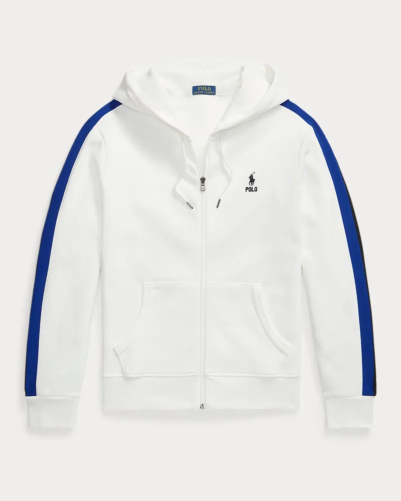 Ralph Lauren Doppellagige Kapuzenjacke White