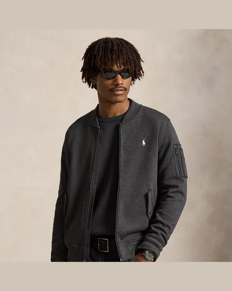 Ralph Lauren Fliegerjacke aus doppellagigem Stoff Grey