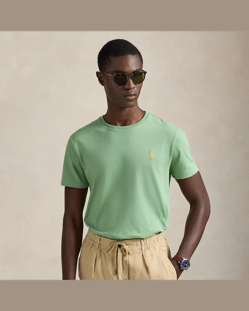 Ralph Lauren Custom-Slim-Fit Jersey-T-Shirt Green