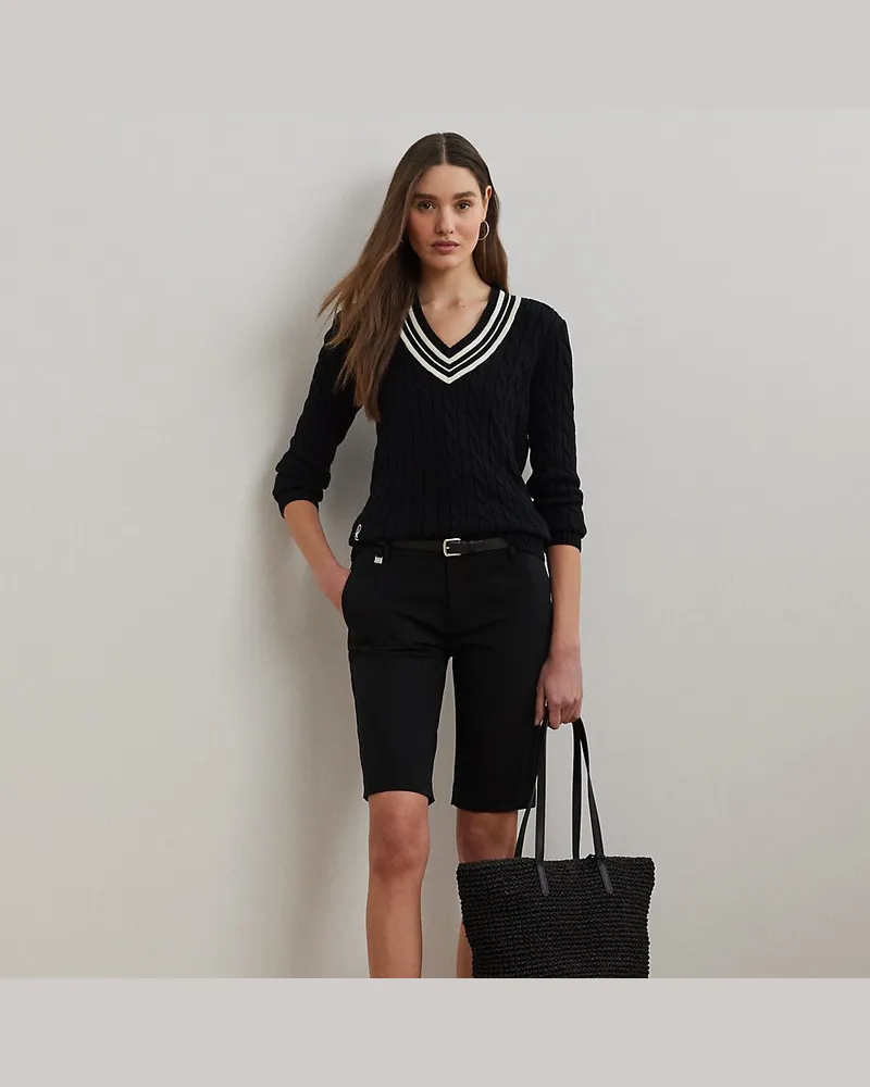 Ralph Lauren Shorts aus Bi-Stretch-Twill Black