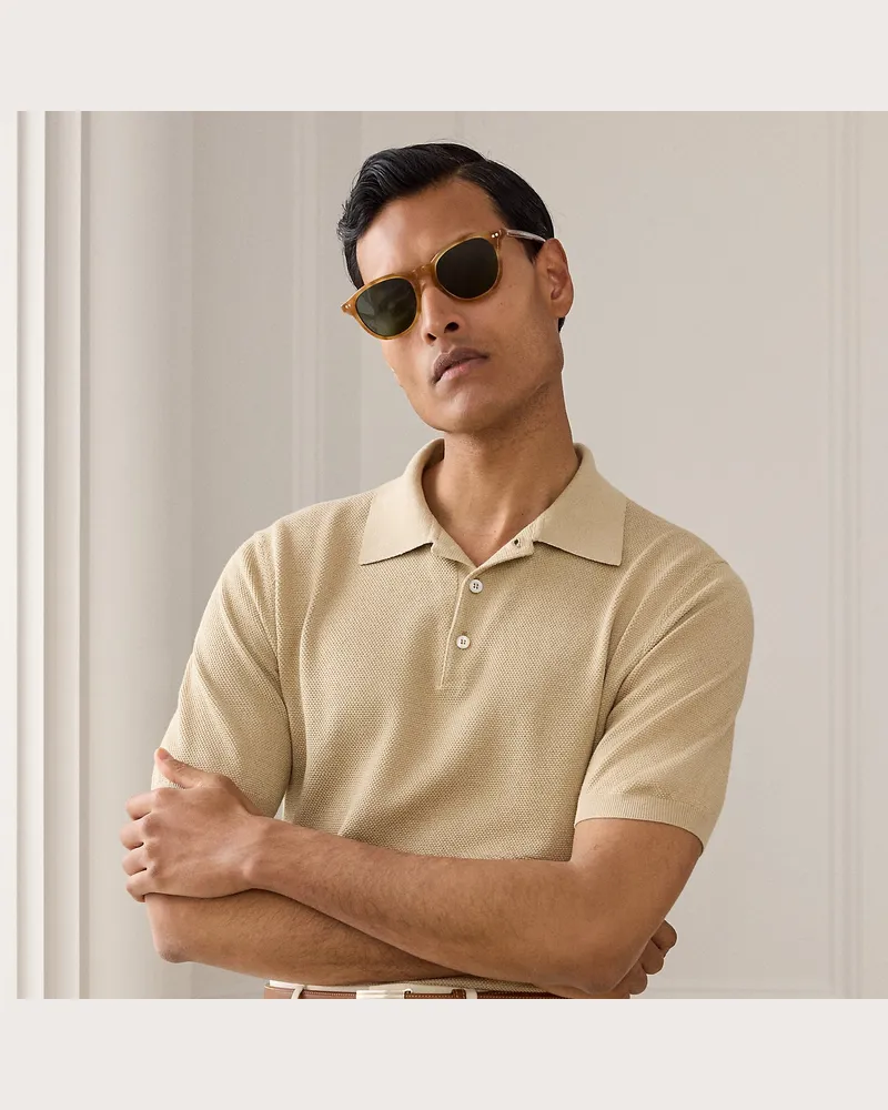 Ralph Lauren Polo-Pullover aus Seidenmischung Natural