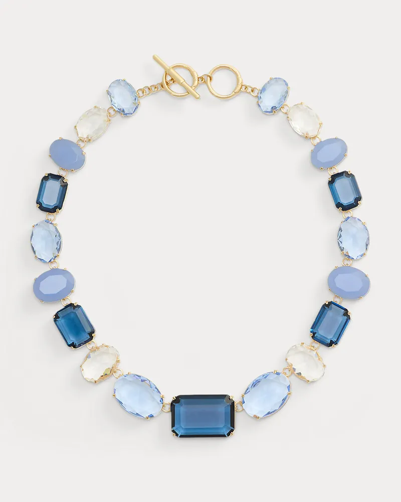 Ralph Lauren Vergoldete Halskette mit Schmucksteinen Gold