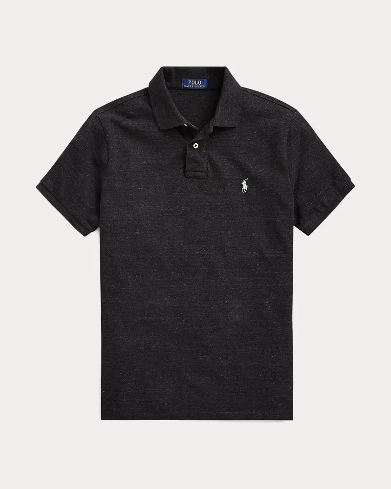 Ralph Lauren Slim-Fit Poloshirt aus Piqué Black