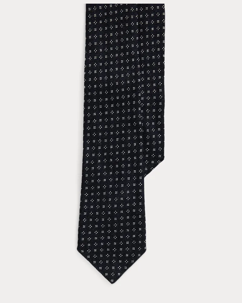 Ralph Lauren Adrette Kaschmir-Seiden-Krawatte Blue