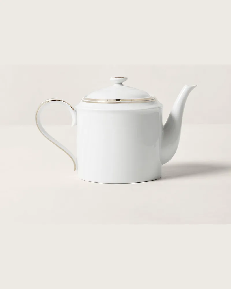 Ralph Lauren Home Teekanne Wilshire Silver