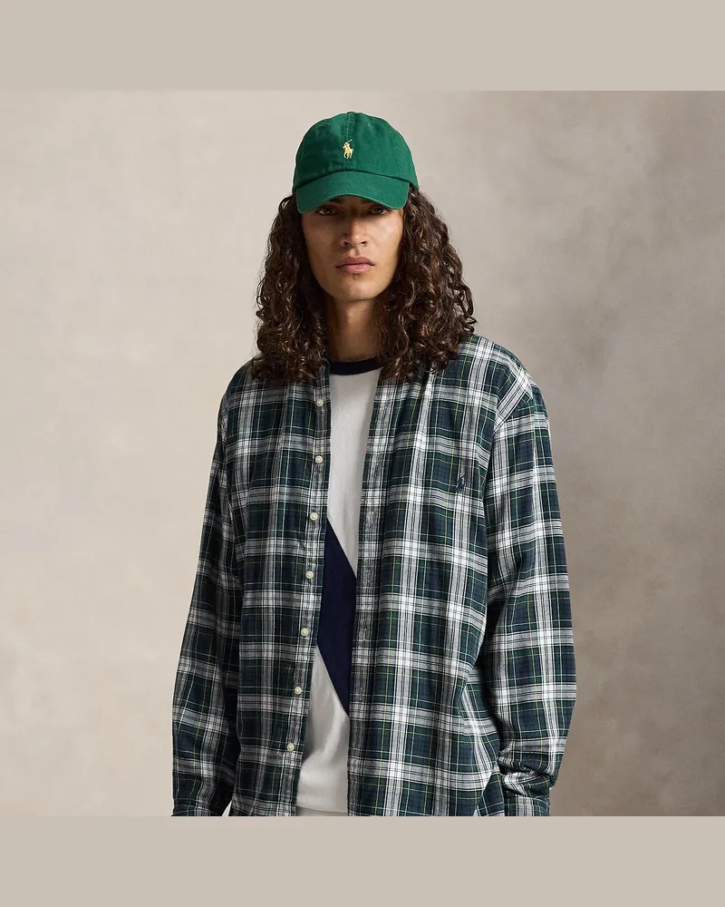 Ralph Lauren Große Größen - Beidseitiges Oxfordhemd mit Karomuster Blue