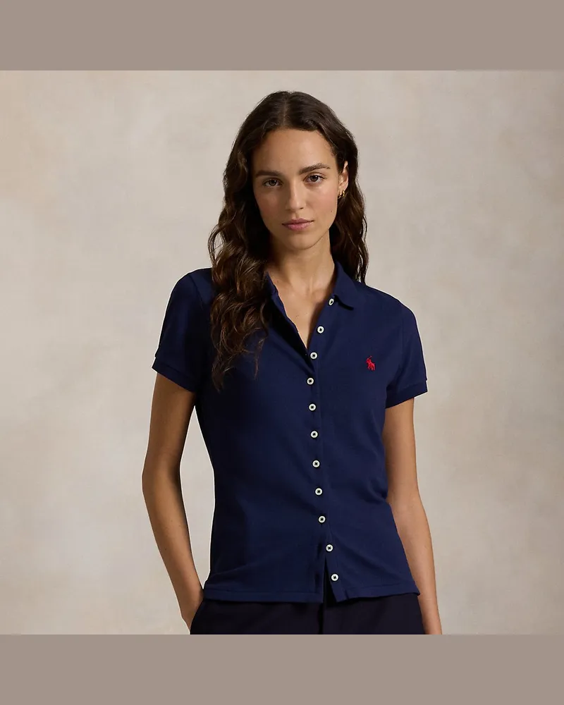 Ralph Lauren Poloshirt mit Knopfleiste Multi