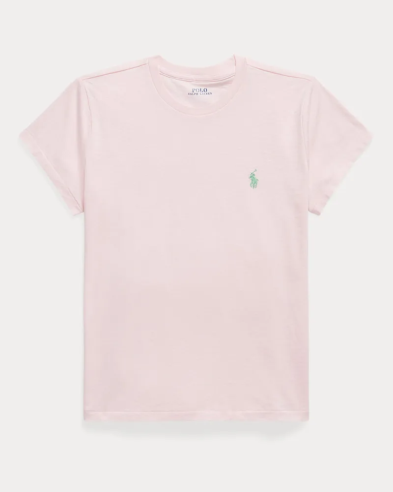 Ralph Lauren T-Shirt aus Baumwolljersey Pink