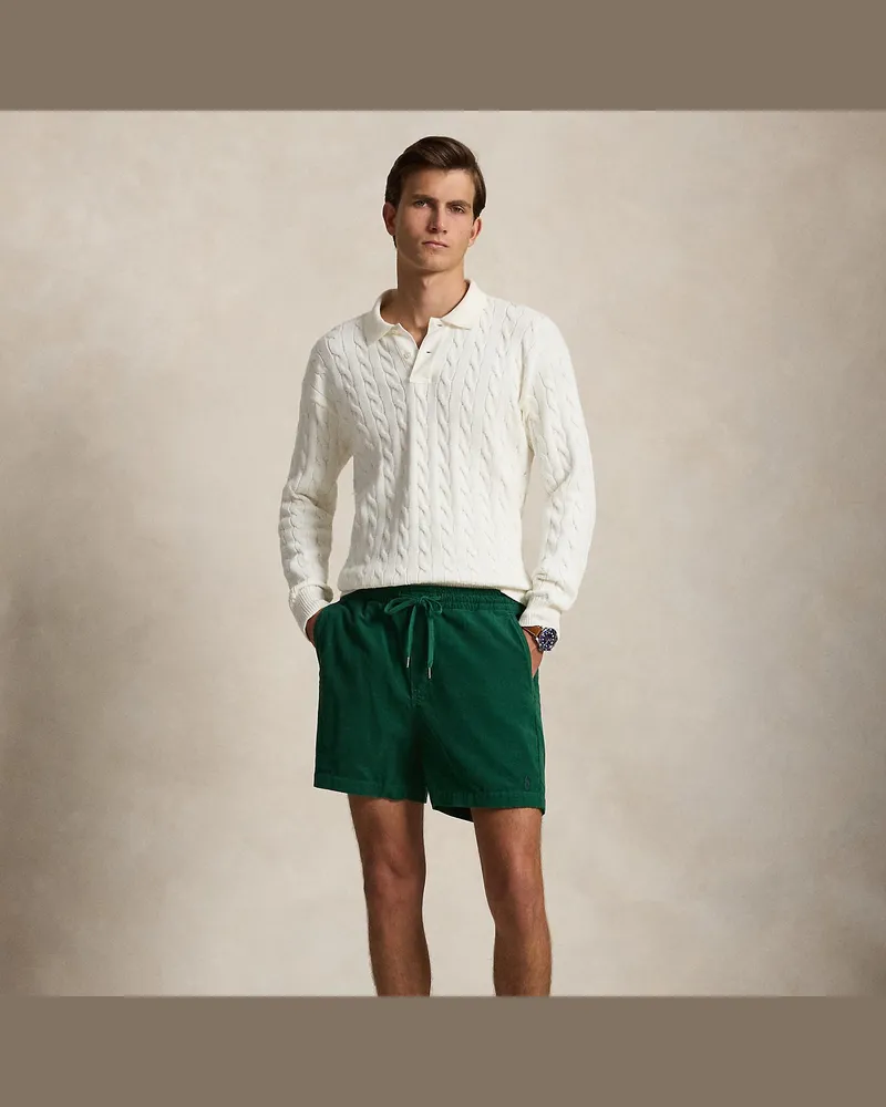 Ralph Lauren Shorts Polo Prepster aus Kordsamt Green