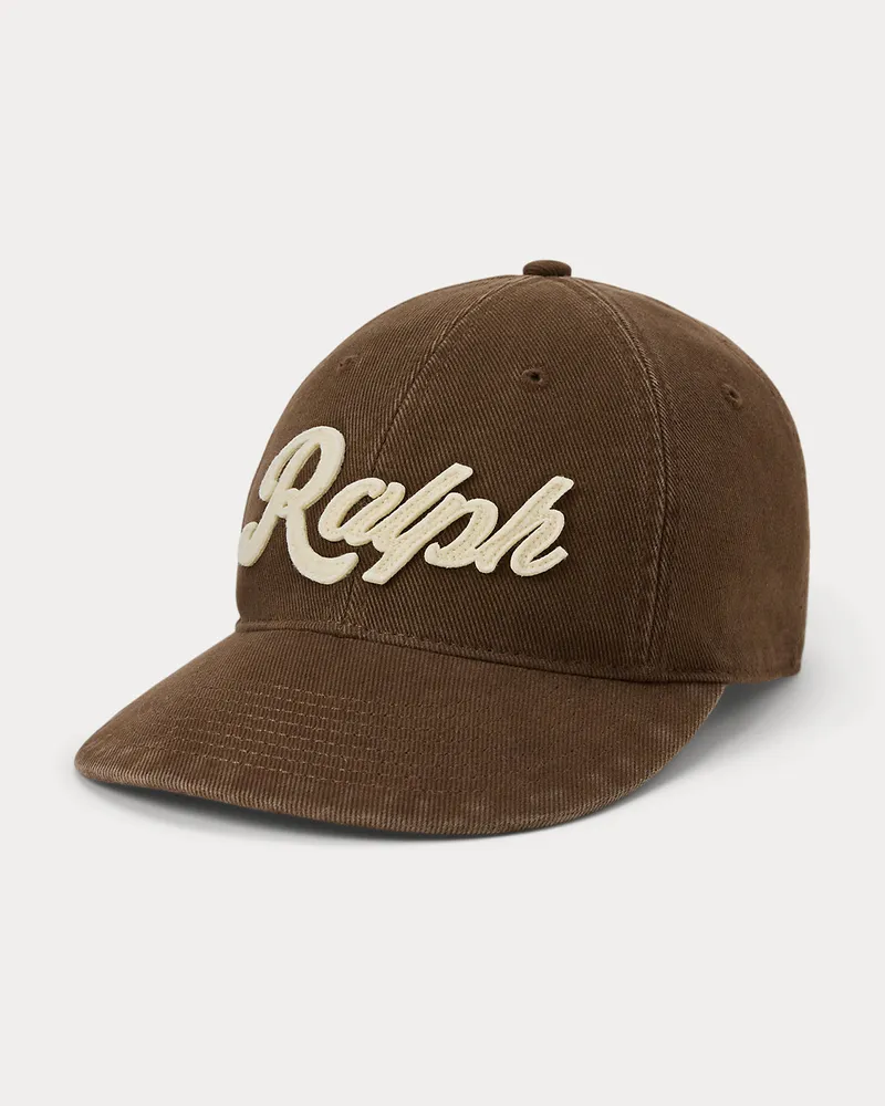 Ralph Lauren Twill-Baseballkappe  Ralph Lauren mit Logo Brown