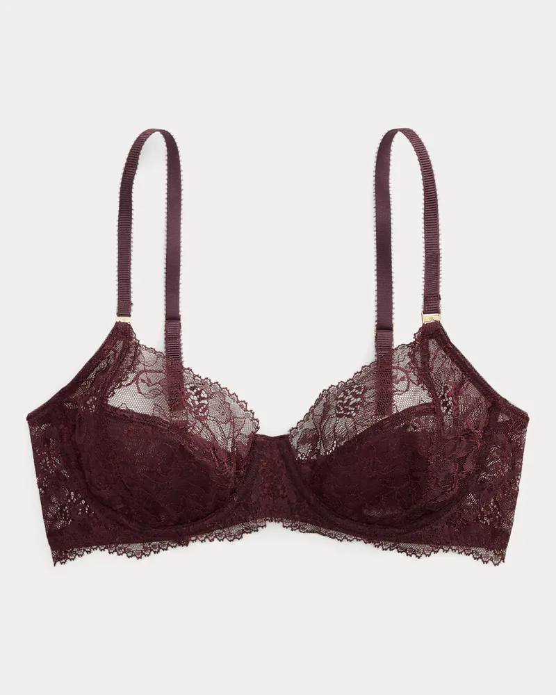 Ralph Lauren Spitzen-BH Red