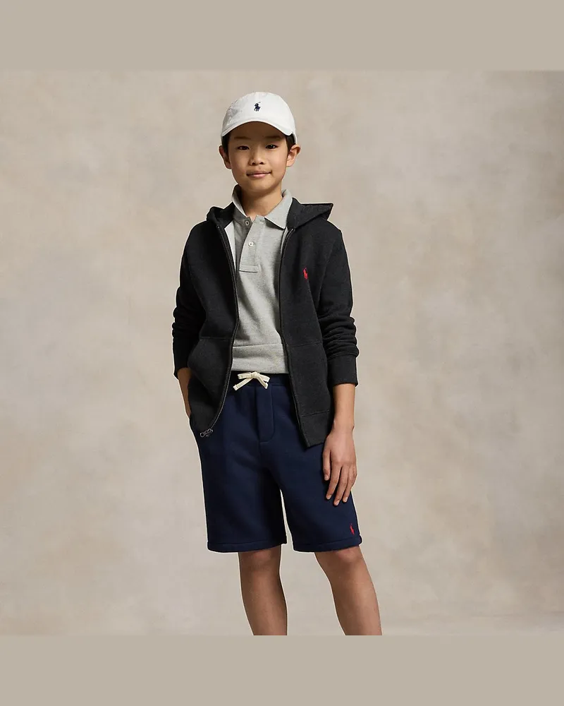 Ralph Lauren Fleece-Shorts mit Tunnelzug Blue