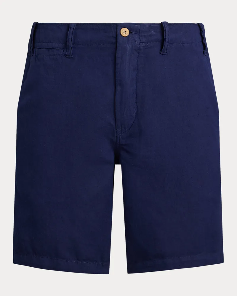 Ralph Lauren Classic-Fit Leinen-Baumwoll-Shorts Blue