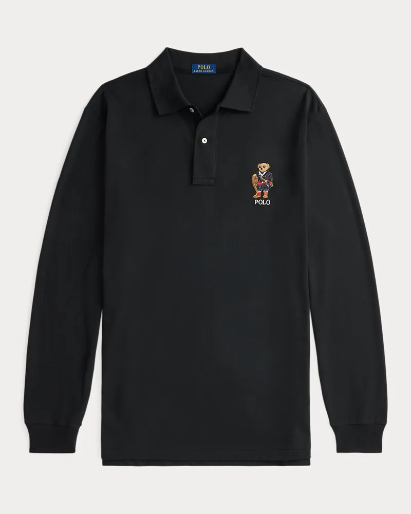 Ralph Lauren Große Größen - Piqué-Poloshirt mit Polo Bear Black
