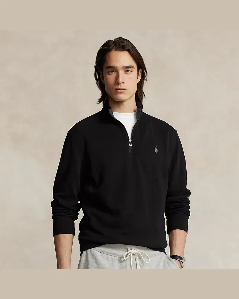 Ralph Lauren Luxuriöser Pullover aus Jersey Black