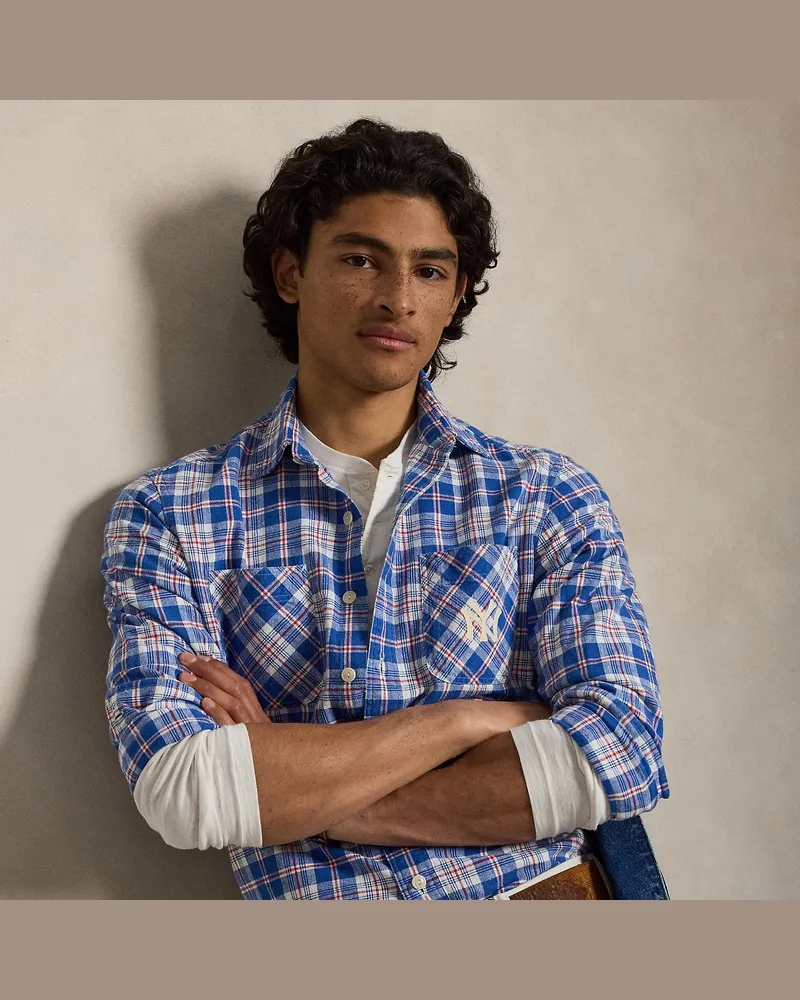 Ralph Lauren Arbeitshemd Polo  Ralph Lauren Lauren Yankees Blue