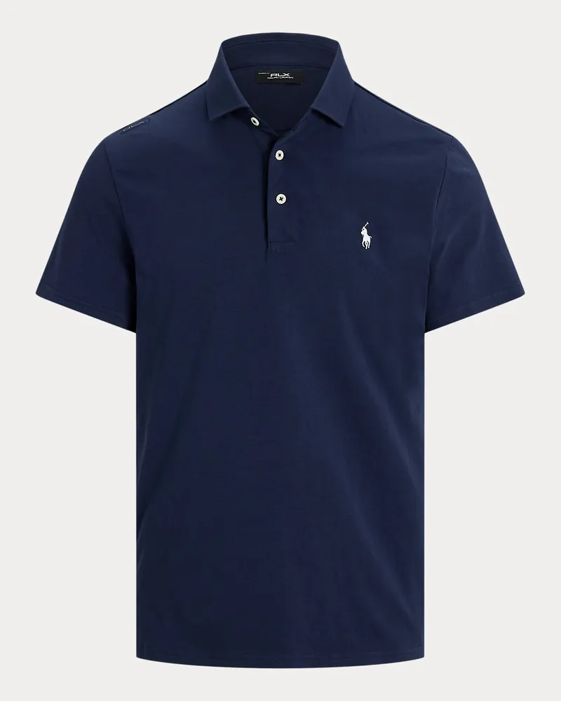 Ralph Lauren Tailored-Fit Performance-Poloshirt Blue
