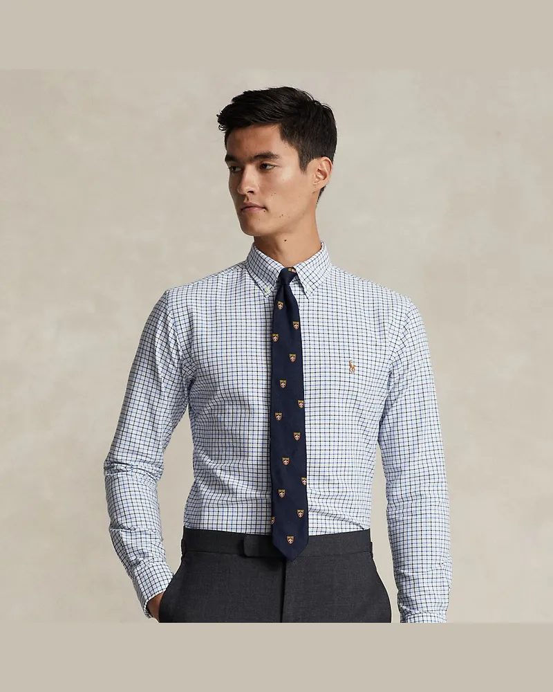 Ralph Lauren Custom-Fit Tattersall-Oxfordhemd Multi