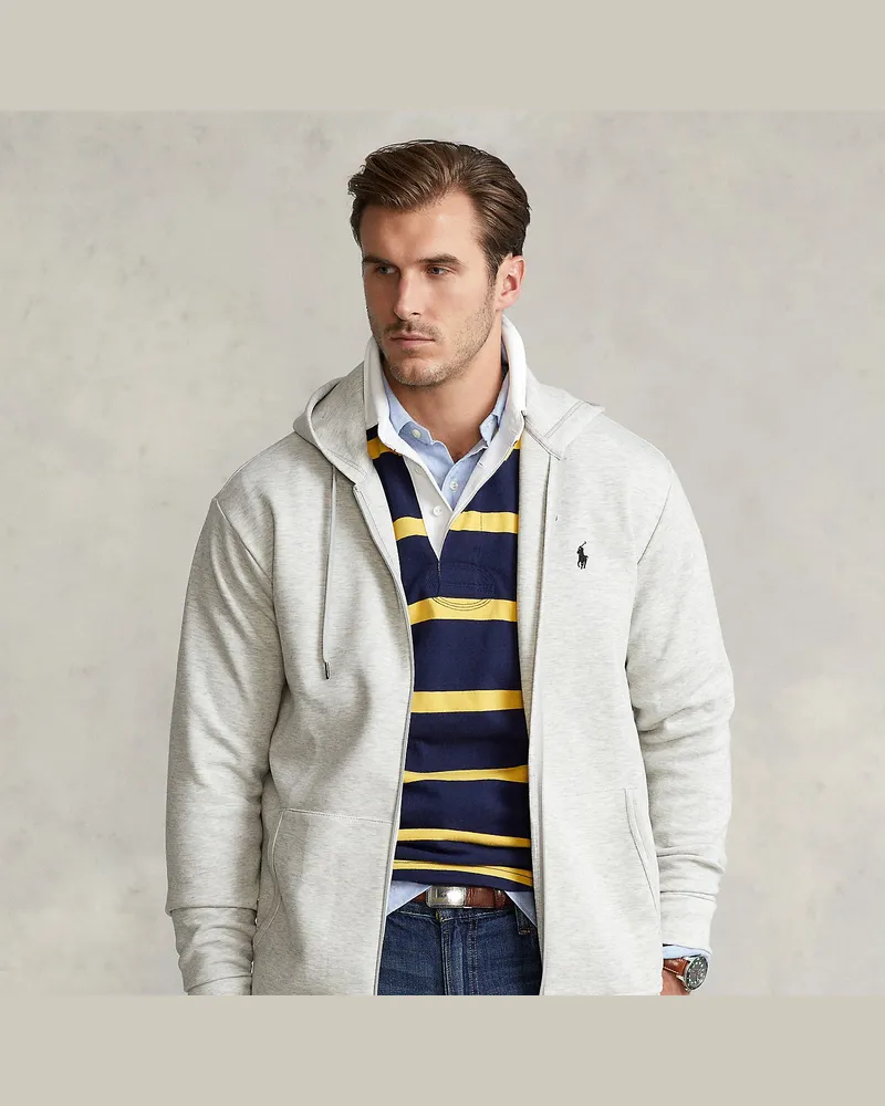 Ralph Lauren Große Größen - Doppellagige Kapuzenjacke Grey