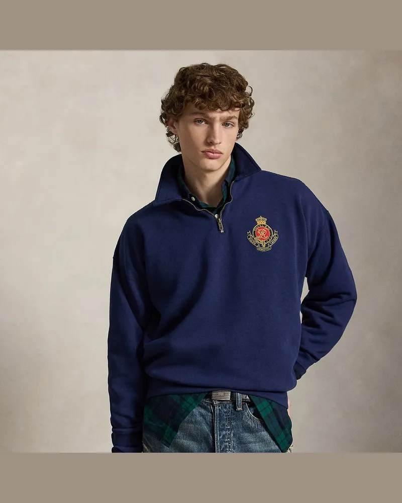 Ralph Lauren Vintage-Fit Sweatshirt mit Wappen Blue