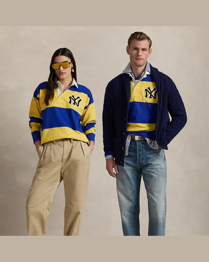 Ralph Lauren Rugbyhemd Polo  Ralph Lauren Lauren Yankees Blue